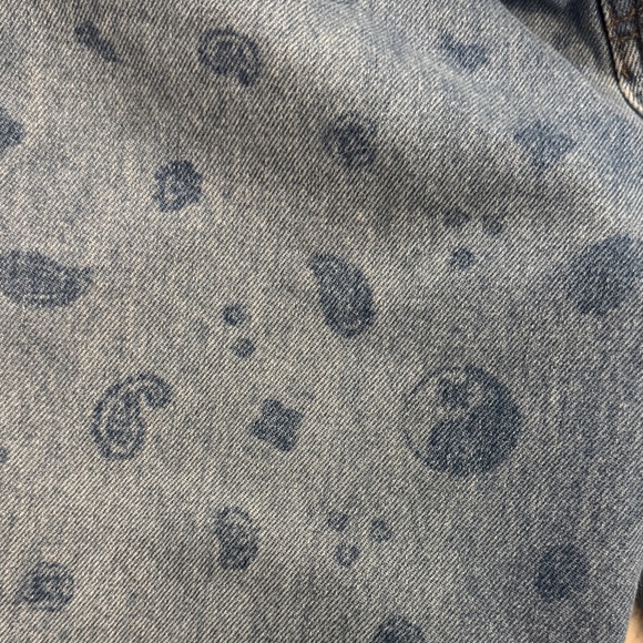 Blue Paisley Yong yang print J Crew boyfriend slouchy pants - Picture 3 of 5